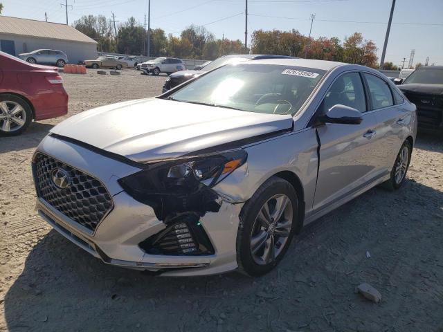 5NPE34AF9KH810403 - 2019 HYUNDAI SONATA LIM SILVER photo 2