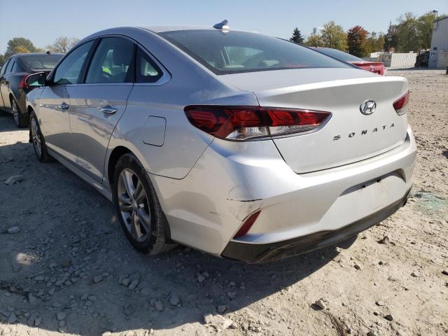 5NPE34AF9KH810403 - 2019 HYUNDAI SONATA LIM SILVER photo 3