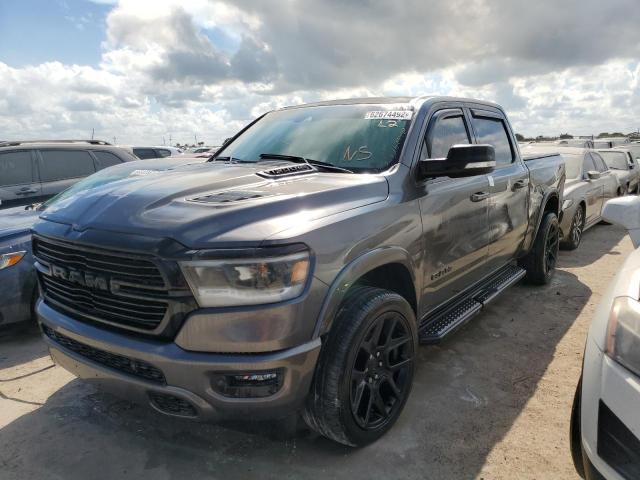 1C6SRFJT5MN575950 - 2021 RAM 1500 LARAM GRAY photo 2