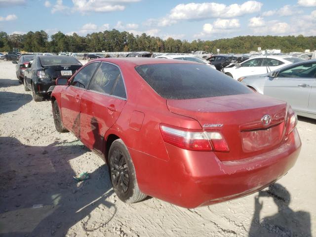 4T1BE46K77U004894 - 2007 TOYOTA CAMRY CE RED photo 3
