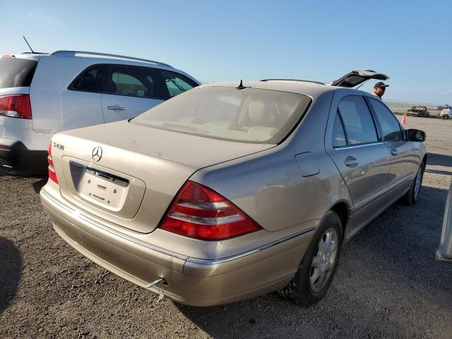 WDBNG70J72A264640 - 2002 MERCEDES-BENZ S 430 GOLD photo 4