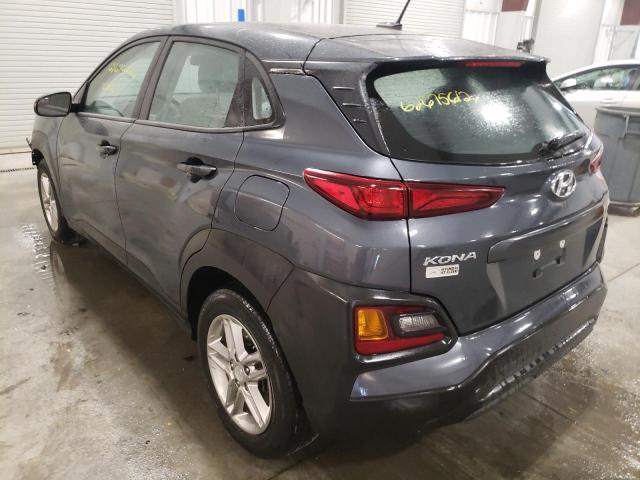 KM8K1CAA9JU130234 - 2018 HYUNDAI KONA SE GRAY photo 3