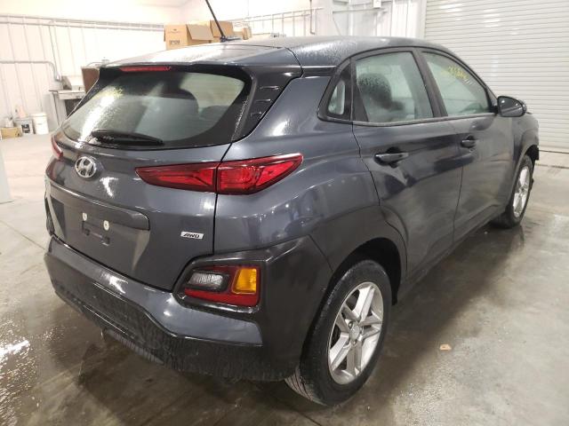 KM8K1CAA9JU130234 - 2018 HYUNDAI KONA SE GRAY photo 4