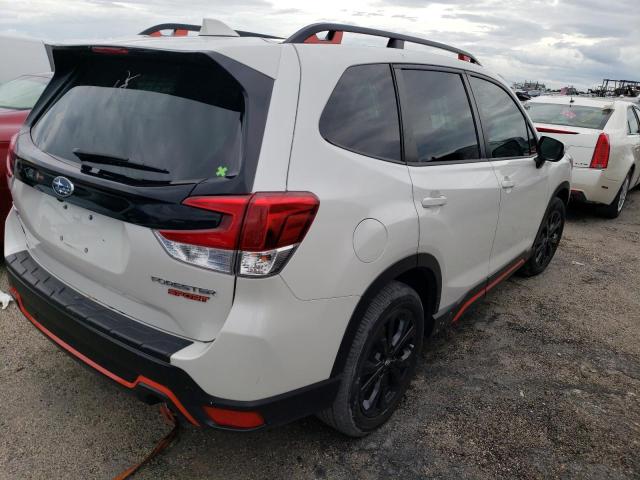 JF2SKARC2MH492237 - 2021 SUBARU FORESTER S WHITE photo 4