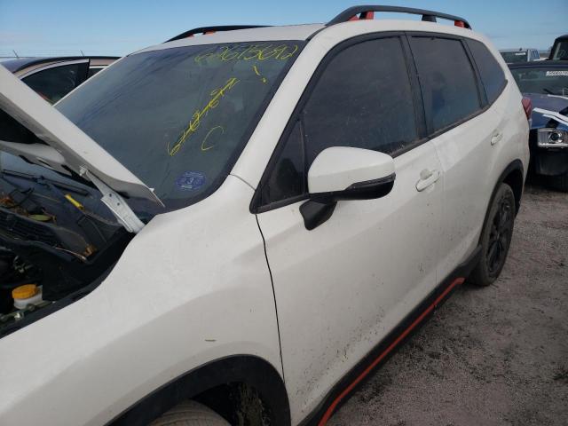 JF2SKARC2MH492237 - 2021 SUBARU FORESTER S WHITE photo 9