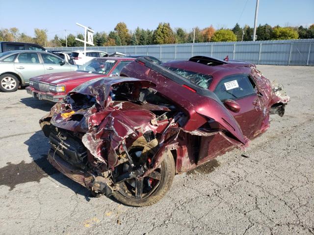 2C3CDZC95HH500814 - 2017 DODGE CHALLENGER BURGUNDY photo 2