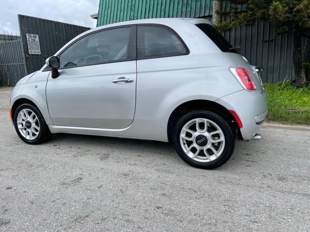 3C3CFFAR8CT223541 - 2012 FIAT 500 POP GRAY photo 3