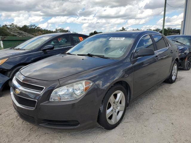 1G1ZB5E00CF322753 - 2012 CHEVROLET MALIBU LS BLACK photo 2