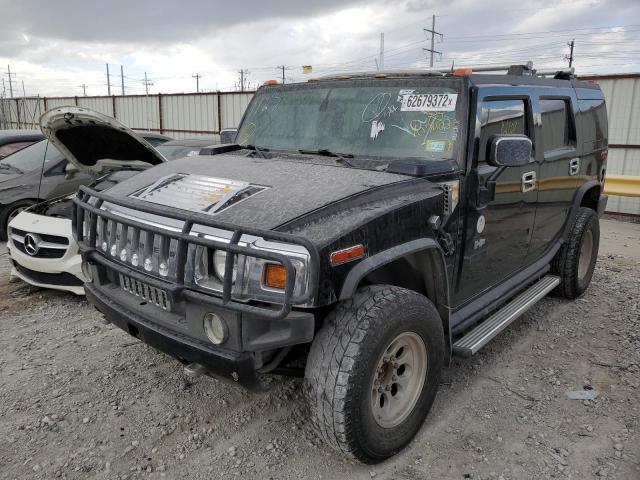 5GRGN23U54H107402 - 2004 HUMMER H2 BLACK photo 2