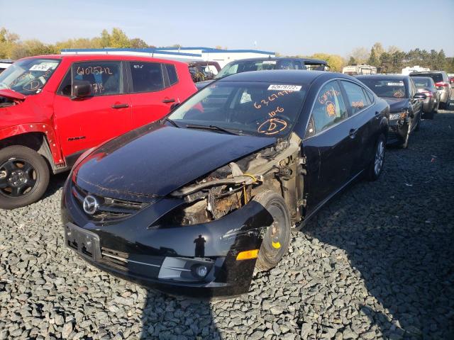 1YVHZ8DH0C5M24772 - 2012 MAZDA 6 I BLACK photo 2