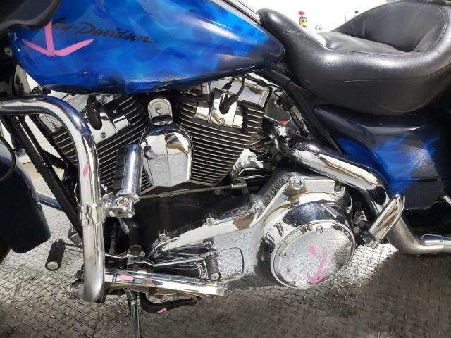 1HD1KB4198Y667285 - 2008 HARLEY-DAVIDSON FLHX BLUE photo 6