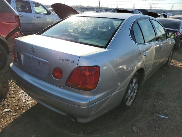 JT8BD69S530189140 - 2003 LEXUS GS 300 SILVER photo 4