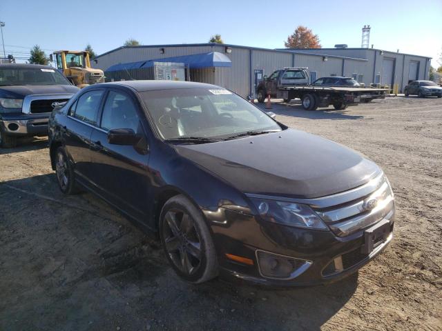 3FAHP0KC1BR143263 - 2011 FORD FUSION SPO BLACK photo 1