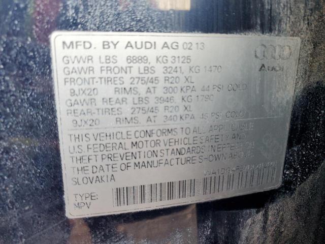 WA1DGAFE7DD012001 - 2013 AUDI Q7 PRESTIG 蓝色 照片 13