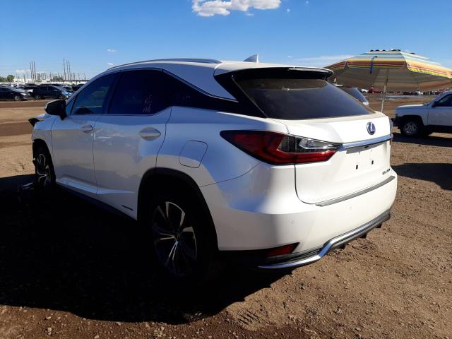 2T2HGMDA9NC091447 - 2022 LEXUS RX 450H WHITE photo 3