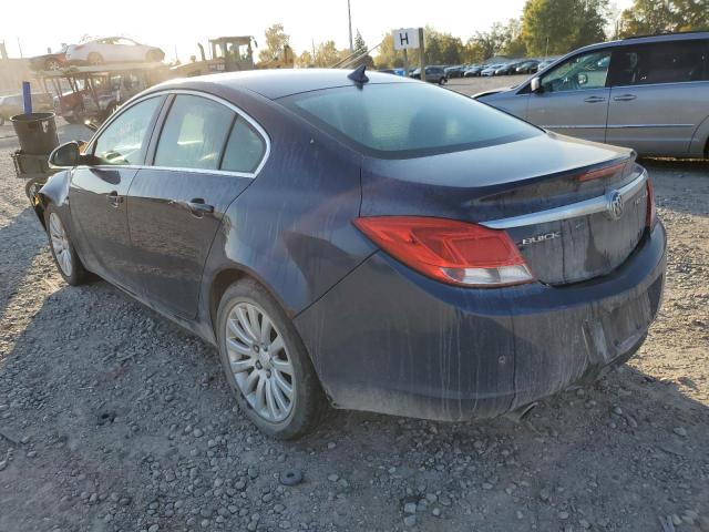 W04GX5GVXB1131159 - 2011 BUICK REGAL CXL BLUE photo 3