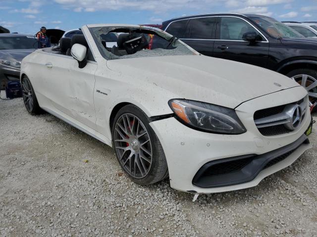 WDDWK8HB9JF655741 - 2018 MERCEDES-BENZ C 63 AMG-S WHITE photo 1