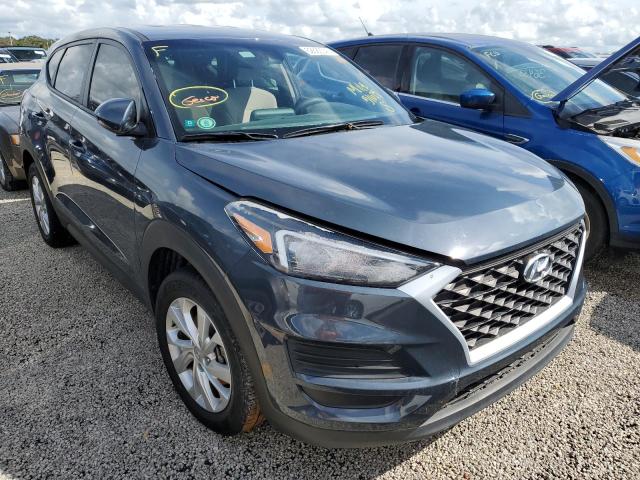 KM8J23A44KU004416 - 2019 HYUNDAI TUCSON SE BLUE photo 1