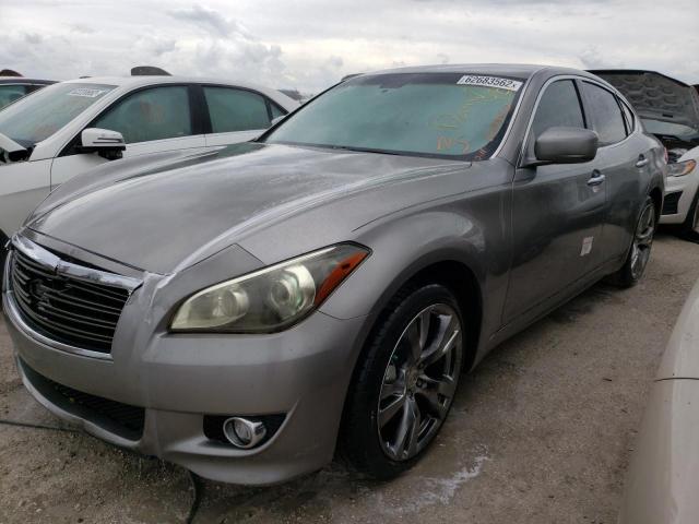 JN1BY1AP7BM325245 - 2011 INFINITI M37 GRAY photo 2