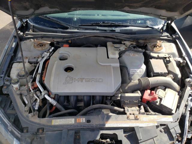 3FADP0L37BR141594 - 2011 FORD FUSION HYB GRAY photo 7