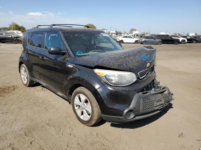 KNDJN2A25E7727814 - 2014 KIA SOUL BLACK photo 1