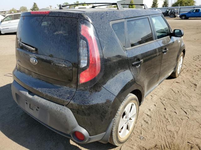 KNDJN2A25E7727814 - 2014 KIA SOUL BLACK photo 4