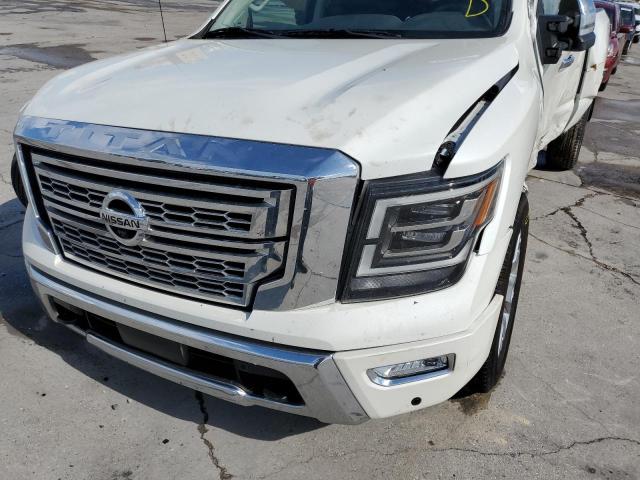 1N6AA1EF1LN501682 - 2020 NISSAN TITAN SV WHITE photo 10