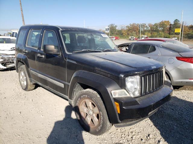 1C4PJMAK5CW100745 - 2012 JEEP LIBERTY SP BLACK photo 1