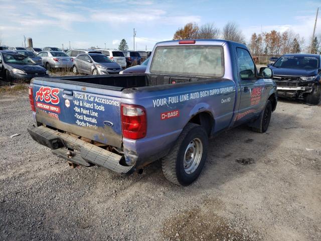 1FTYR10D44PA11386 - 2004 FORD RANGER TWO TONE photo 4