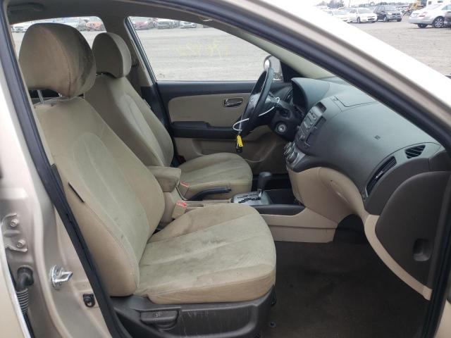 KMHDU4AD1AU907361 - 2010 HYUNDAI ELANTRA BL CREAM photo 5