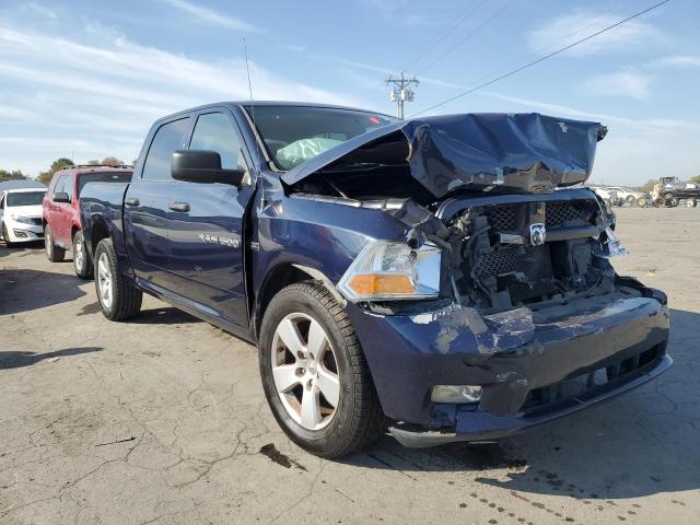 1C6RD6KT0CS169358 - 2012 DODGE RAM 1500 S BLUE photo 1