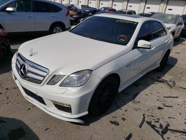 WDDHF8JB6CA613499 - 2012 MERCEDES-BENZ E 350 4MAT WHITE photo 2