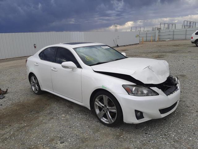 JTHBF5C26B5136090 - 2011 LEXUS IS 250 WHITE photo 1