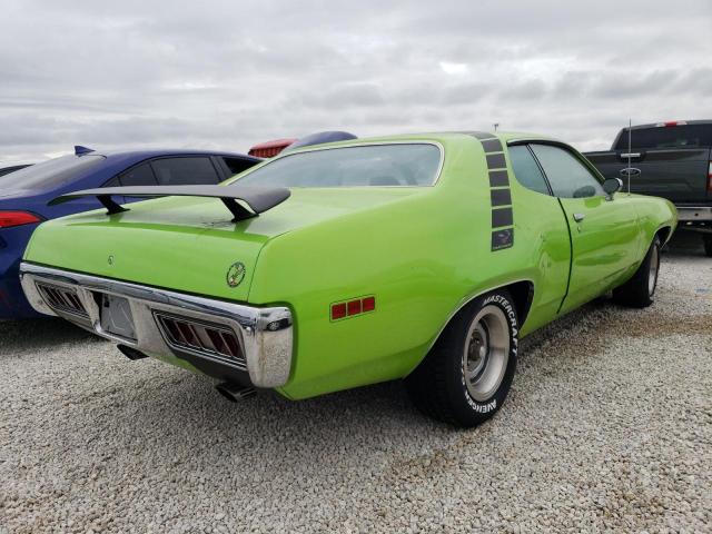 RM23N1G105401 - 1971 PLYMOUTH ROADRUNNER GREEN photo 4