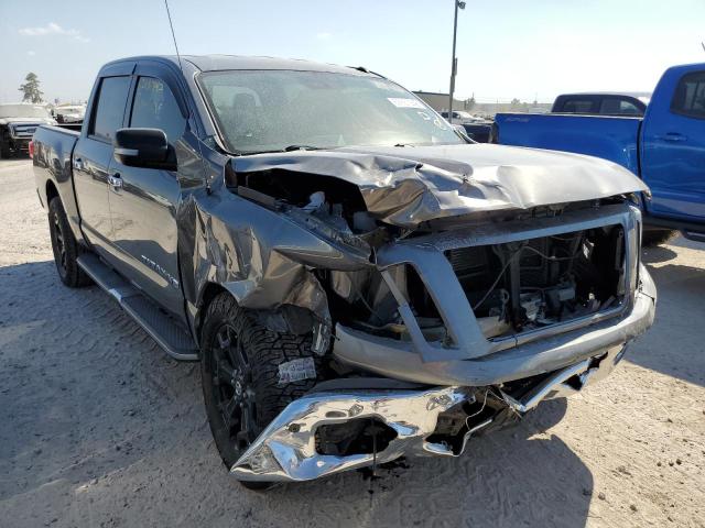 1N6AA1E60KN507956 - 2019 NISSAN TITAN PLAT GRAY photo 1