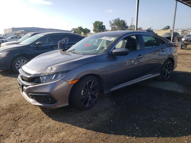 2HGFC2F85MH553918 - 2021 HONDA CIVIC SPOR GRAY photo 2