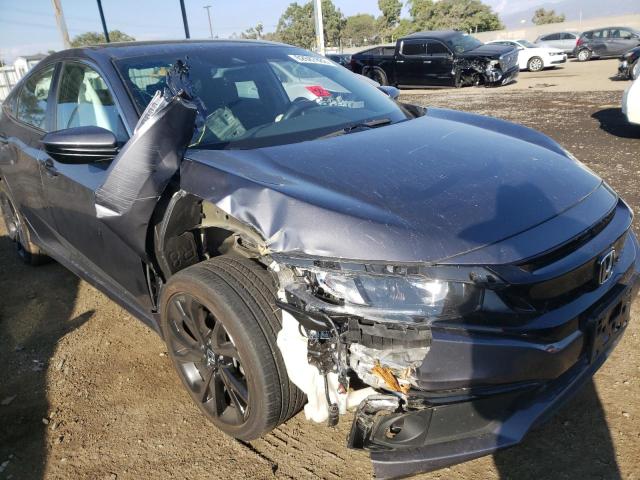 2HGFC2F85MH553918 - 2021 HONDA CIVIC SPOR GRAY photo 9