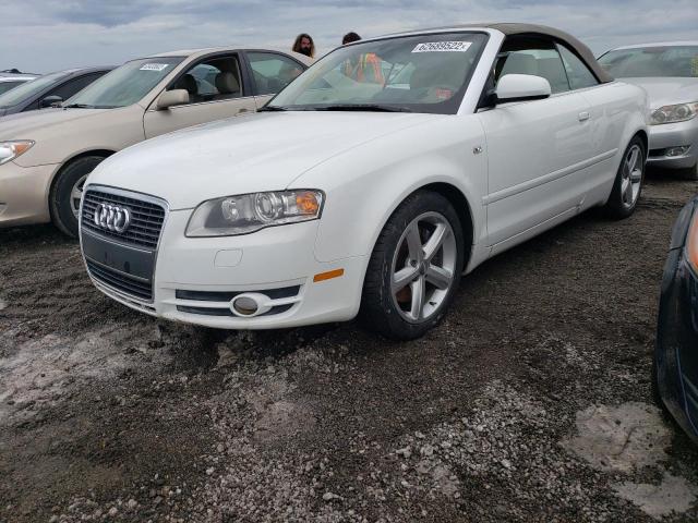 WAUDH48H27K015915 - 2007 AUDI A4 3.2 CAB WHITE photo 2