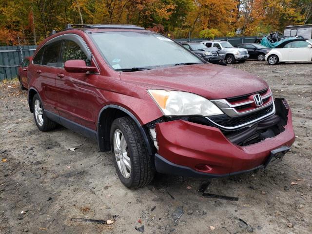 JHLRE4H70BC017466 - 2011 HONDA CR-V EXL RED photo 1