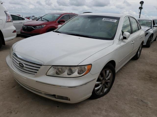 KMHFC46F98A256501 - 2008 HYUNDAI AZERA SE WHITE photo 2