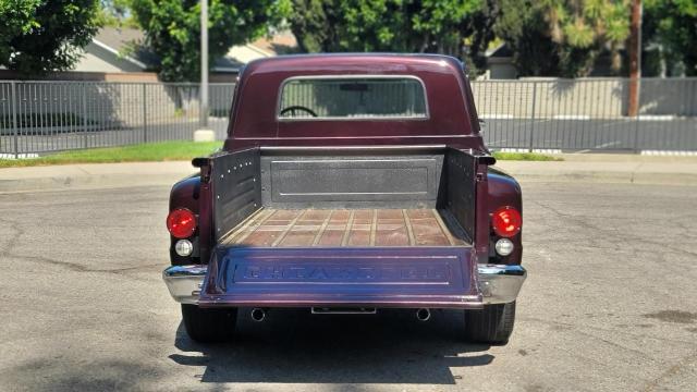 CS147S191825 - 1967 CHEVROLET C10 BURGUNDY photo 8