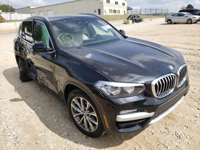 5UXTR9C5XKLP87070 - 2019 BMW X3 XDRIVE3 BLACK photo 1