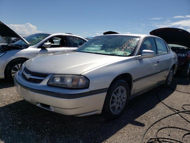 2G1WF52E459194066 - 2005 CHEVROLET IMPALA SILVER photo 2