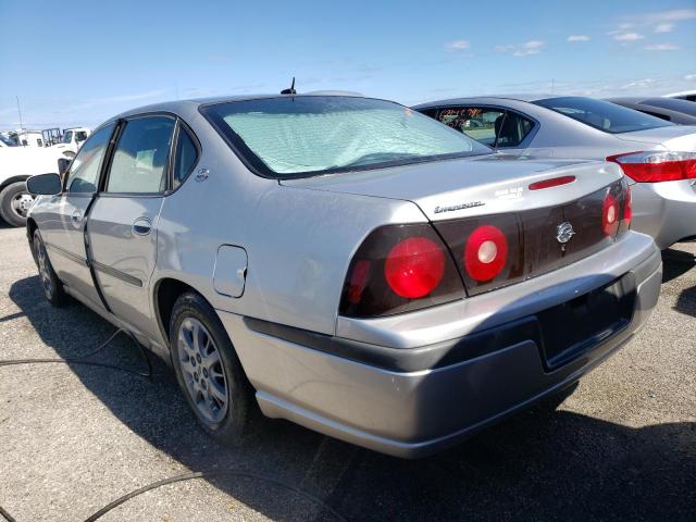 2G1WF52E459194066 - 2005 CHEVROLET IMPALA SILVER photo 3