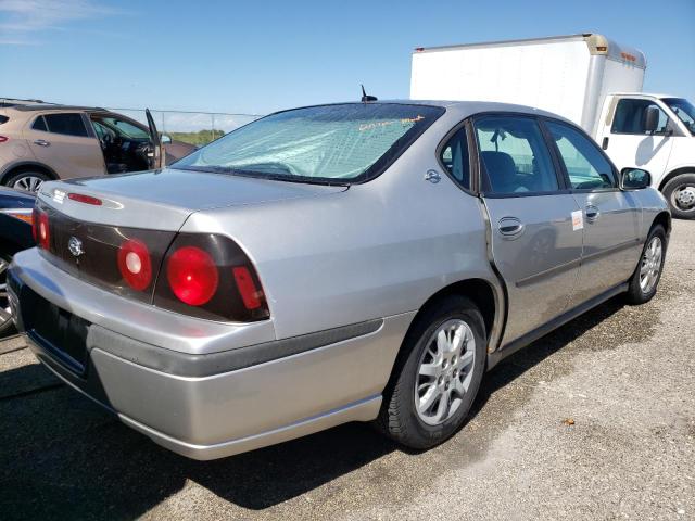 2G1WF52E459194066 - 2005 CHEVROLET IMPALA SILVER photo 4