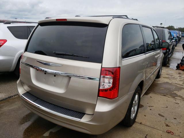 2C4RC1BG4DR555611 - 2013 CHRYSLER TOWN & COU BEIGE photo 4