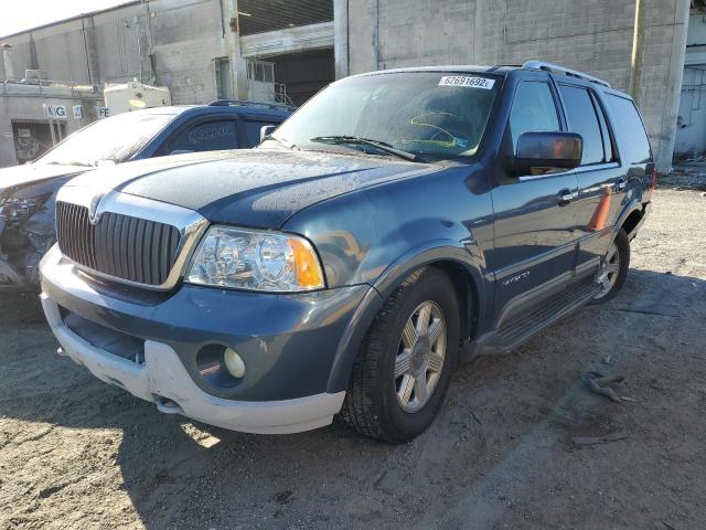 5LMFU28R83LJ34473 - 2003 LINCOLN NAVIGATOR ლურჯი ფოტო 2