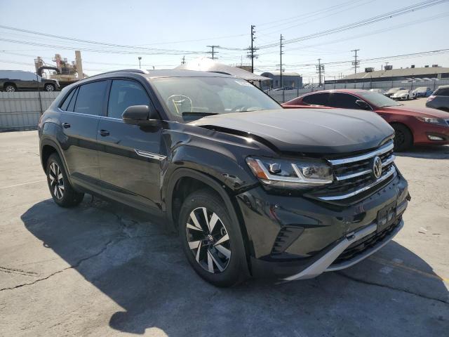 1V2DC2CA9MC224539 - 2021 VOLKSWAGEN ATLAS CROS Черный фото 1