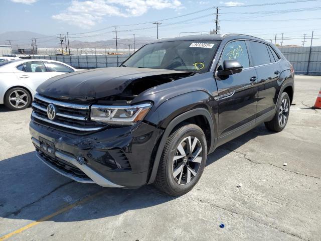 1V2DC2CA9MC224539 - 2021 VOLKSWAGEN ATLAS CROS Черный фото 2
