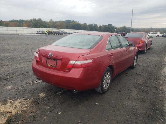 4T1BK46K77U015984 - 2007 TOYOTA CAMRY LE RED photo 4